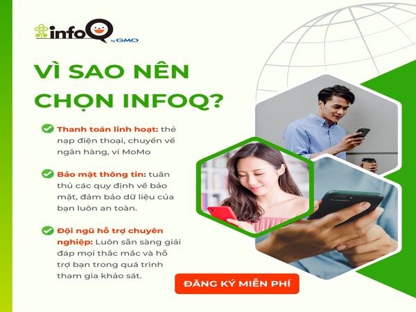  Trang web khảo sát kiếm tiền trực tiếp InfoQ VN