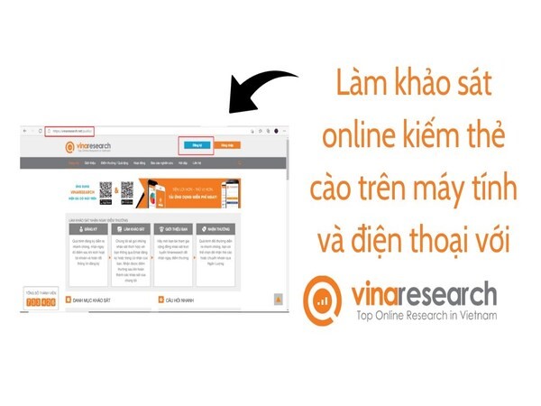 VinaResearch - Ứng dụng khảo sát kiếm tiền online nổi tiếng tại Việt Nam