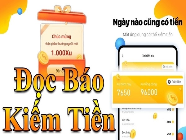 Đọc báo cũng là một phương pháp kiếm tiền hiệu quả trên điện thoại