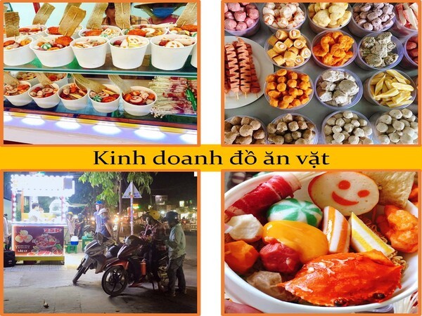 Kinh doanh quán đồ ăn vặt