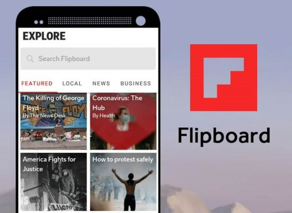 App đọc báo kiếm tiền trên điện thoại Flipboard