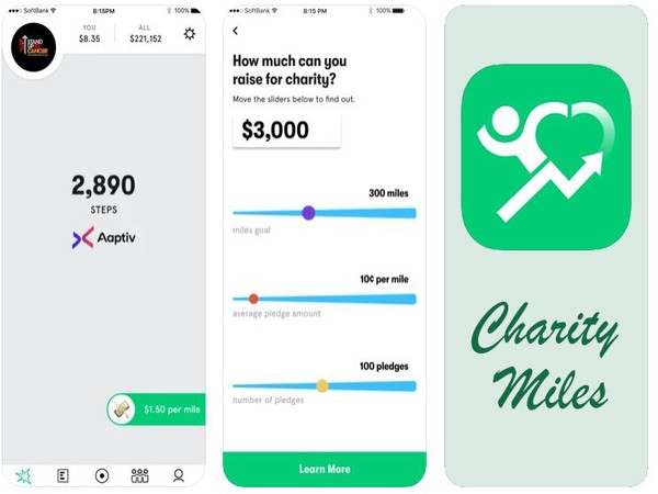 Charity Miles - Ứng dụng đi bộ kiếm tiền gây quỹ từ thiện