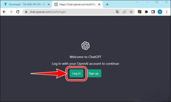Đăng nhập lại tại chang chủ ChatGPT