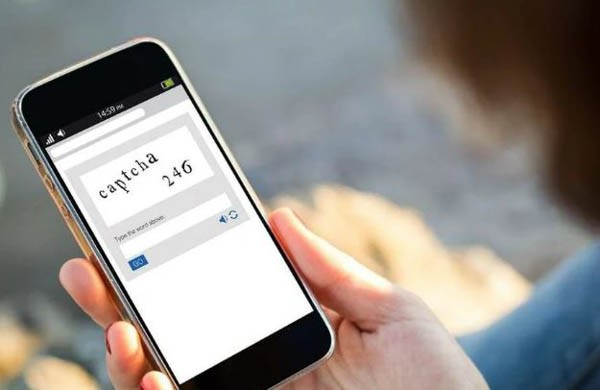 Lưu ý khi nhập mã captcha trên điện thoại
