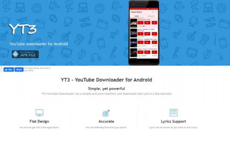 Tải video YouTube với điện thoại Android bằng ứng dụng YT3