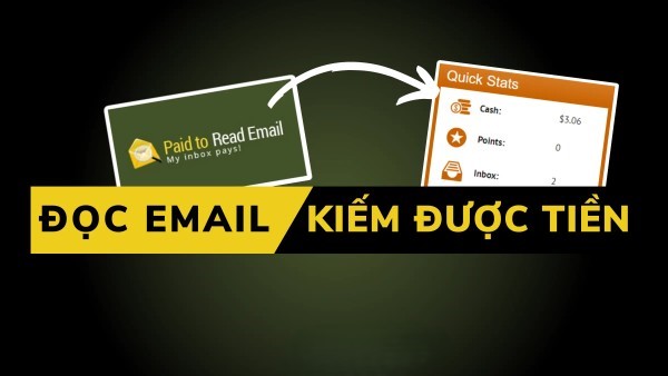 Đọc email nhận thưởng