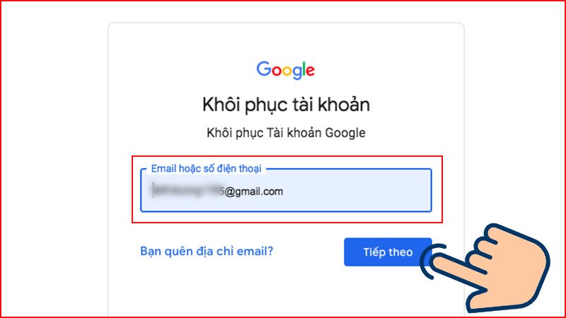 Cách khôi phục tài khoản gmail đã xóa