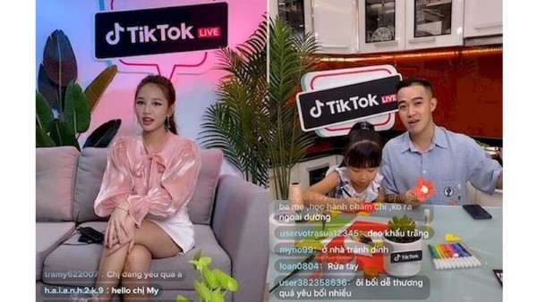 Livestream trên TikTok, Facebook nhận donate